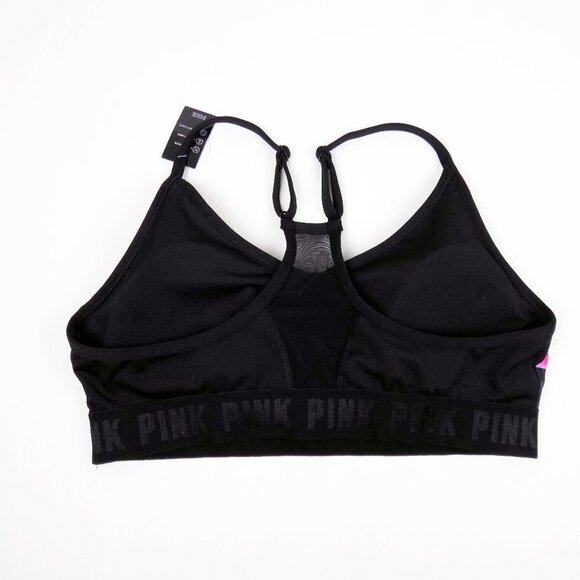 new with tags! PINK VS logo floral ultimate sports bra - Picture 2 of 7